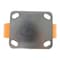 Vestil Polyurethane Rigid Caster 8 In. Diameter x 2 In. Width 1543 Lb. Capacity Orange/Silver CST-VE-8X2PUA-R - alternate 9